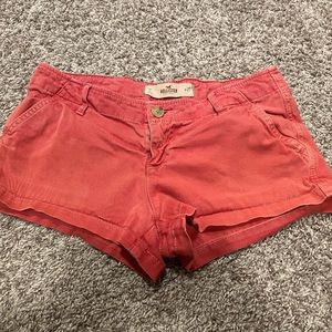 Hollister Faded Red Shorts